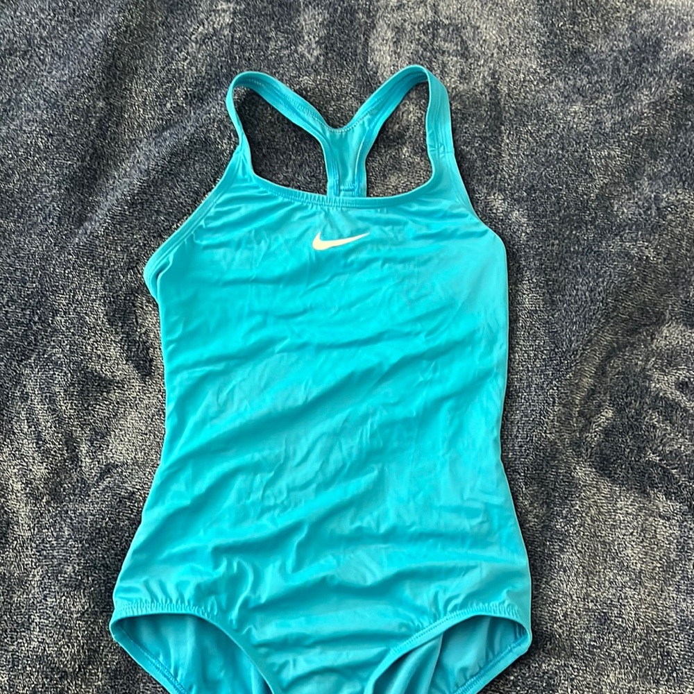 Blue Nike kids swimsuit